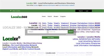 Localzz360.com  - National to local business and information listings. 