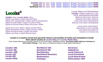 More brands and digital locations for national to local business and information listings. 